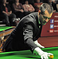 Deutsch: Bild aufgenommen in Berlin während des German Masters im Snooker 2014. Olivier Marteel. English: Picture taken in Berlin during the Snooker German Masters in 2014. Olivier Marteel.