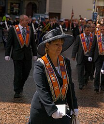 Participante do Orange Parade