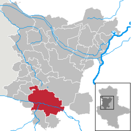 Kaart van Oschersleben (Bode)