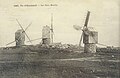 Les petits moulins familiaux traditionnels d'Ouessant (détruits pour la plupart entre 1926 et 1939).