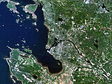 Satellitenbild von Oulu