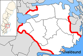 Localisation de Oxelösund