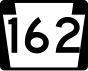 Pennsylvania Route 162 Markierung