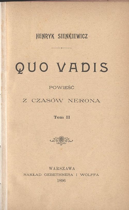 Quo Vadis (novel)