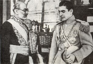 Mohamma Ali Foroughi et Mohammad Reza Chah.