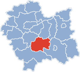 Powiat Powiat limanowski v Malopoľskom vojvodstve (klikacia mapa)