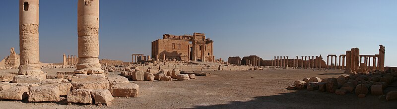 File:Palmyra Ruines Temple of Bel.jpg