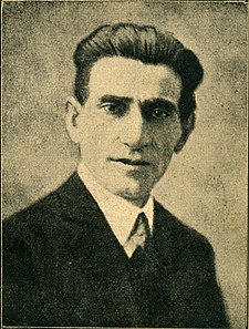 O escritor rumán Panait Istrati, en una imachen de 1927.