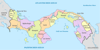 Panama: Geographie, Bevölkerung, Geschichte