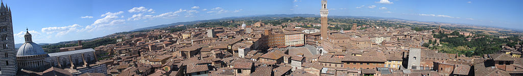 Uitzicht over Siena