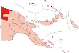 Provinsens läge i Papua Nya Guinea.