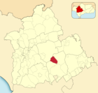 Расположение муниципалитета Парадас на карте провинции
