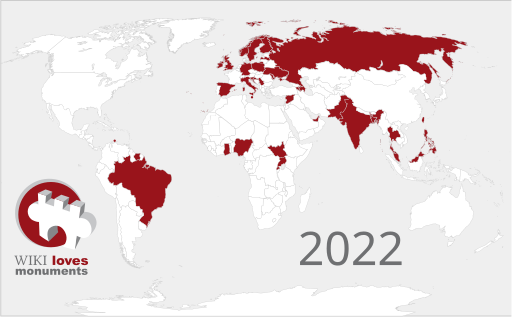 Participating Countries WLM 2022.svg