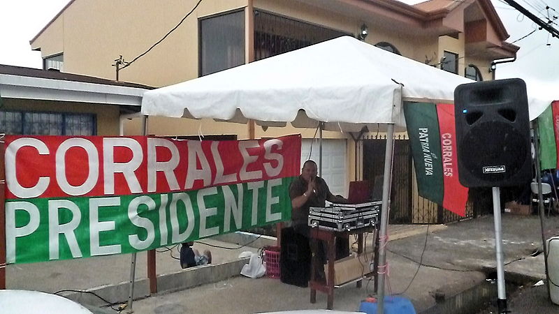 File:Patria Nueva spot at Quesada during Costa Rican general election, 2014.jpg