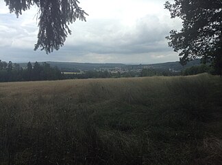 Blick zum Großen Teichelberg