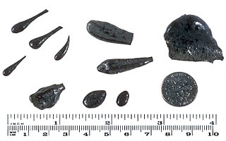 <span class="mw-page-title-main">Pele's tears</span> Small pieces of solidified lava drops
