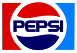 The lighly updated Pepsi logo introduced in 1987