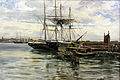 Petersen-Flensburg: Im Flensburger Hafen, 1890