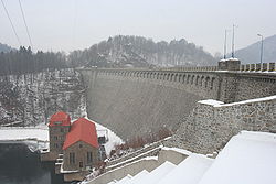 Pilchowice Dam on the Bóbr, completed in 1912