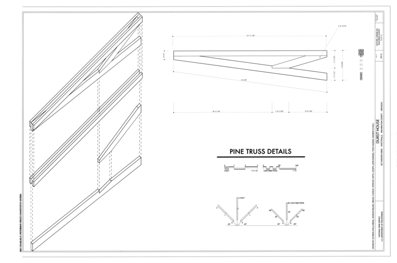 File:Pine Truss Details - Durst House, 857 Fairview Drive, Fayetteville, Washington County, AR HABS AR-55 (sheet 13 of 13).png