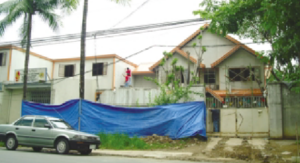 The Pinoy Big Brother House during its construction. It sits in a 1,400-sq. m. property. Pinoy Big Brother House construction.png