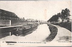 SAINT-OMER - Le canal près de la caserne de cavalerie