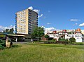 Čeština: Malé nákupní středisko na sídlišti Malešice (Praha 10) English: Small shopping centre at housing estate Malešice, Prague