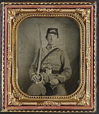 Confederate hussar from the 1st Virginia