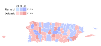 Resultados por municipio para la gobernación de 2020.