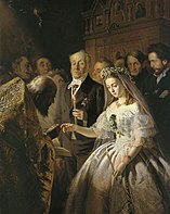 «Неравный брак», В.Пукирев, 1862 / Arranged marriage by Vasili Pukirev