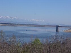 Изглед към язовир Пясъчник