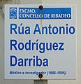 * Nomination: Street sign in Ribadeo (Lugo, Galicia, Spain). --Drow male 06:39, 7 November 2022 (UTC) * * Review needed