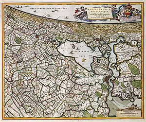 1681 map of "Rhenolandia, Amstelandia". Amstelland is roughly the area on the lower centre part of the map. RHENOLANDIA AMSTELANDIA 1681.jpg