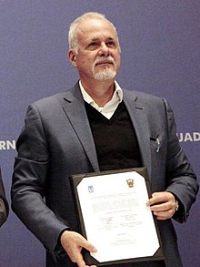 Raúl Padilla López en la clausura de la Feria Internacional del Libro 2017.jpg