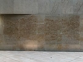 Rear View of Sculpture that Represents Eisenhower's Presidency at Eisenhower Memorial.jpg