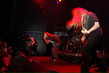 Группа выступает на Bloodshed Fest в Эйндховене, Нидерланды, в 2007 году.