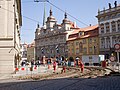 Čeština: Rekonstrukce tramvajové trati na Malostranském náměstí, Praha English: Reconstruction of tram track at Malostranské náměstí, Prague