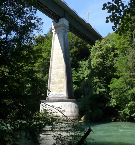 Reussbrücke Eisenbahn bei Mellingen