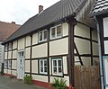 Half-timbered eaves house