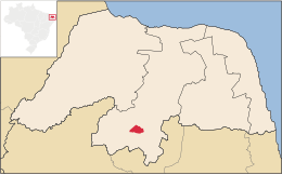 São José do Serido - Carte