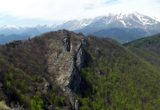 Rocca delle Penne Mountain in Italy