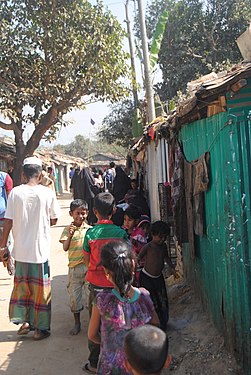 Rohingya Refugees Camp in Ukhia, Cox's Bazar, Bangladesh