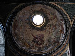 Fresco de la Cúpula por Luigi Garzi: El Padre Eterno en gloria entre ángeles