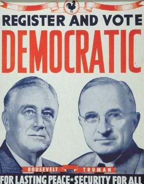 Roosevelt/Truman poster