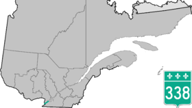 Illustrasjonsbilde av artikkelen Route 338 (Quebec)