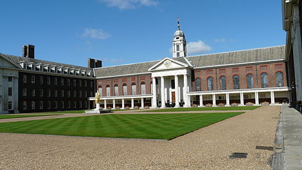 The Royal Hospital Chelsea is a retirement home and nursing home. Founded as an almshouse, the ancient sense of the word "hospital", it is a 66-acre (27 ha) site located on Royal Hospital Road in Chelsea.