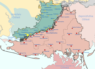 <span class="mw-page-title-main">Russian occupation of Kherson Oblast</span> Military occupation and annexation by Russia
