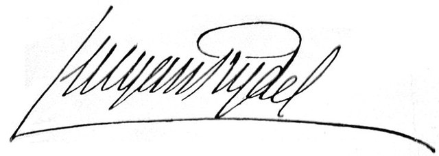 signature de Lucjan Rydel