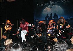 Sonata Arctica performing live at the Galaxy Theater in Santa Ana, California 2007