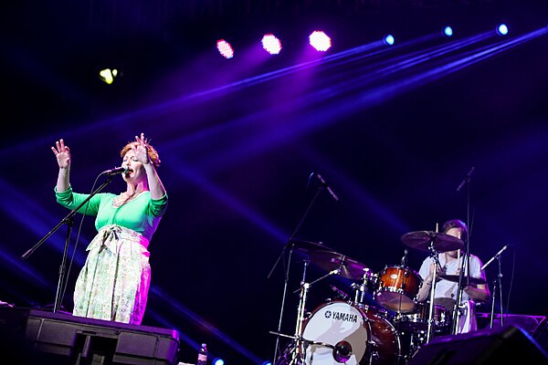 Sixpence None the Richer performing in 2013